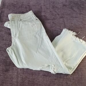 Vanilla Star Light Blue Distressed Boyfriend Jeans